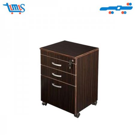 فایل سه کشو نگین پرونده خور , فایل کشویی چوبی , فایل اداری , مبلمان اداری ,  تمام محصولات